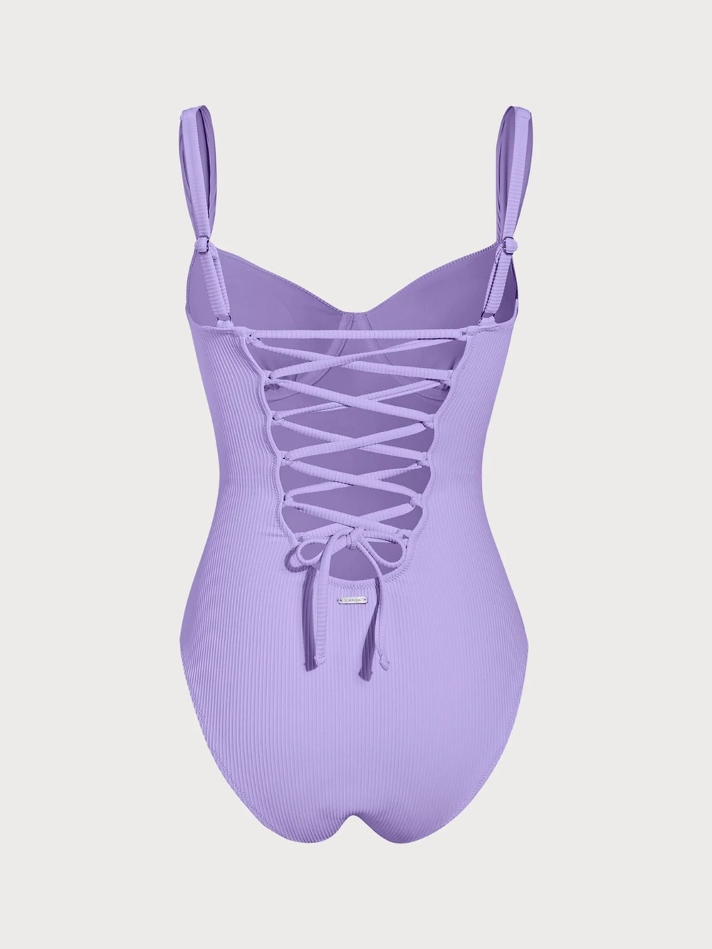 Berlook Purple Cross Back Tummy Control One-Piece Swimsuit - Picture 8 of 10